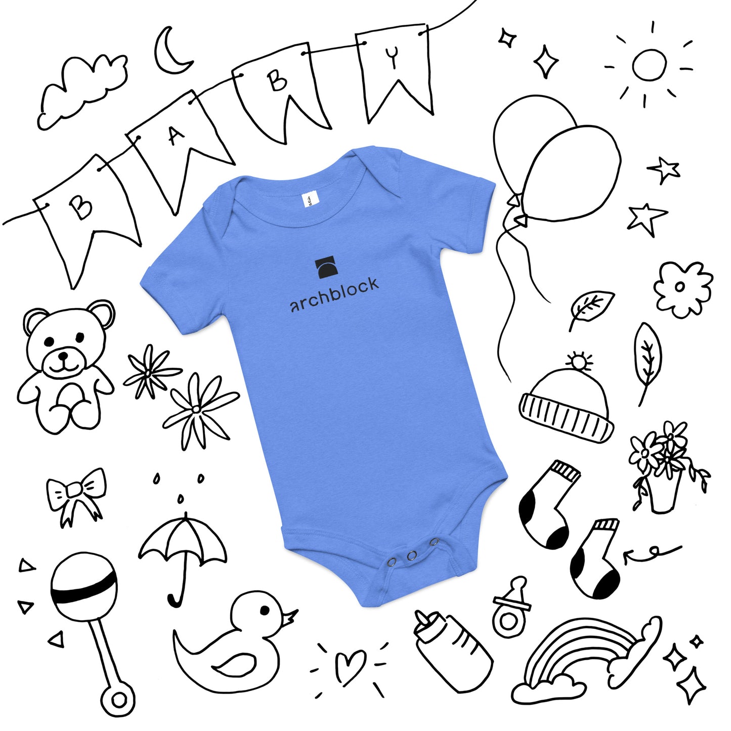 Baby short sleeve onesie