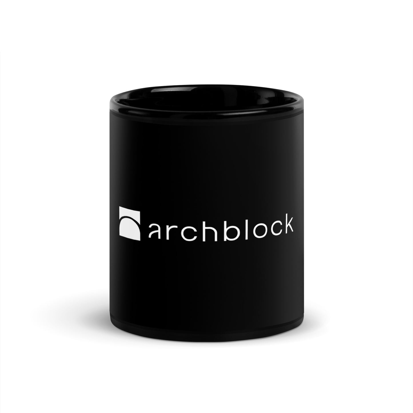 Archblock Glossy Mug (Black) - US only