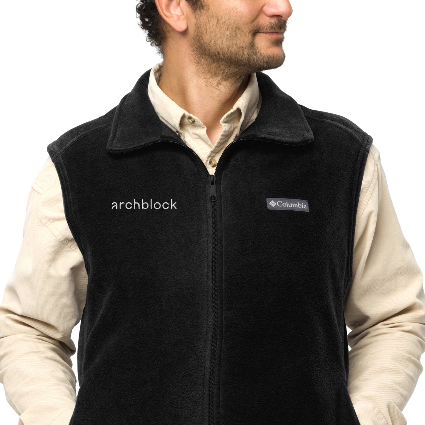 Archblock Men’s Columbia fleece vest